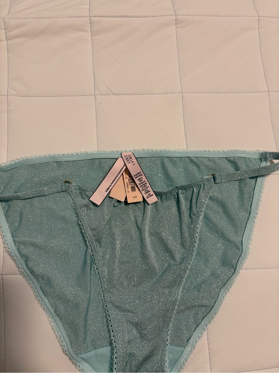 Victoria's Secret Other - Victoria's Secret Shimmery Light Blue Bikini Bottoms